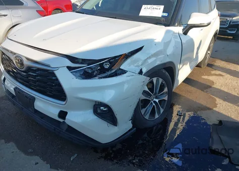 2021 Toyota Highlander Xle from USA, damaged, VIN 5TDGZRAH1MS519235